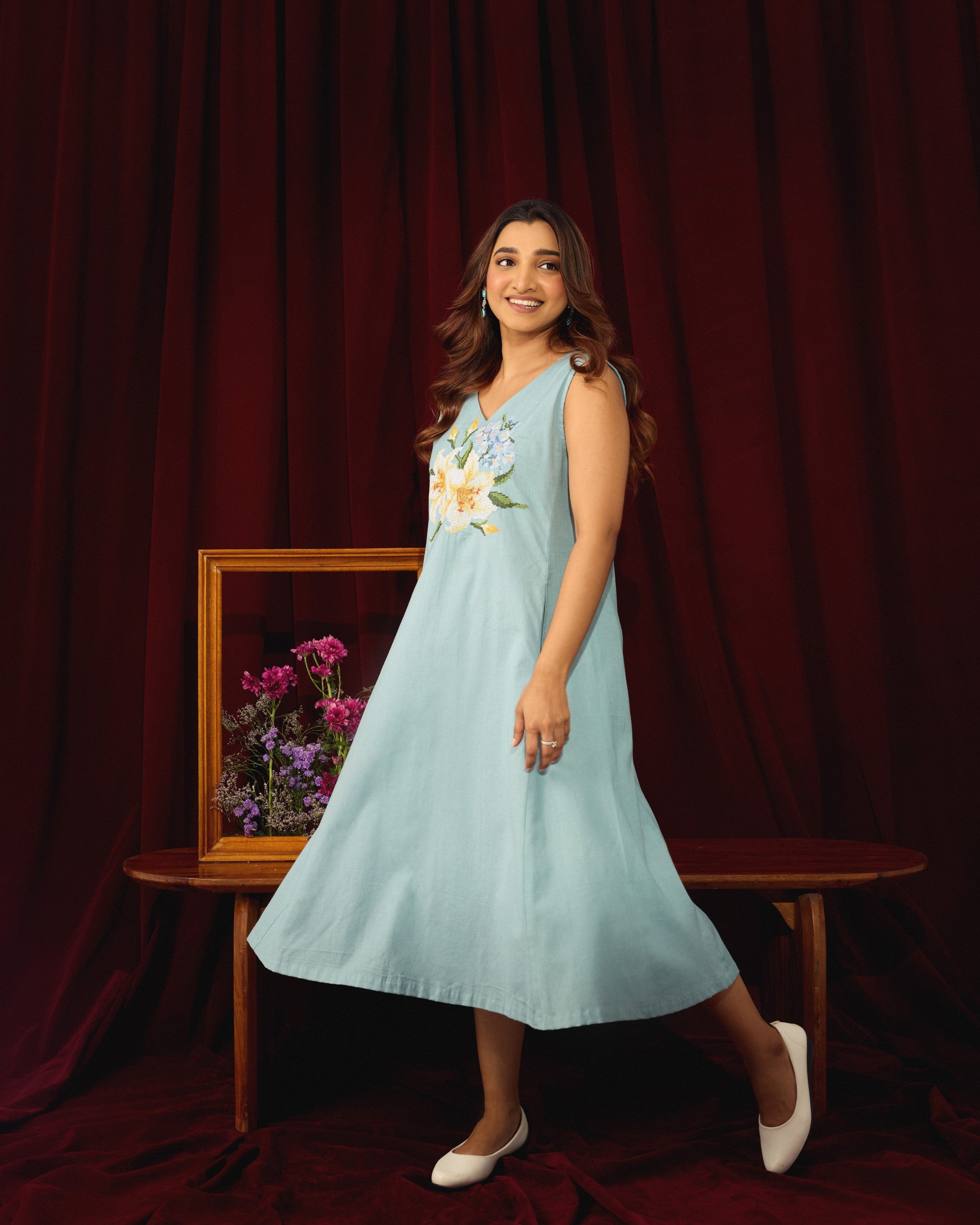 Porcelain Lily Dress