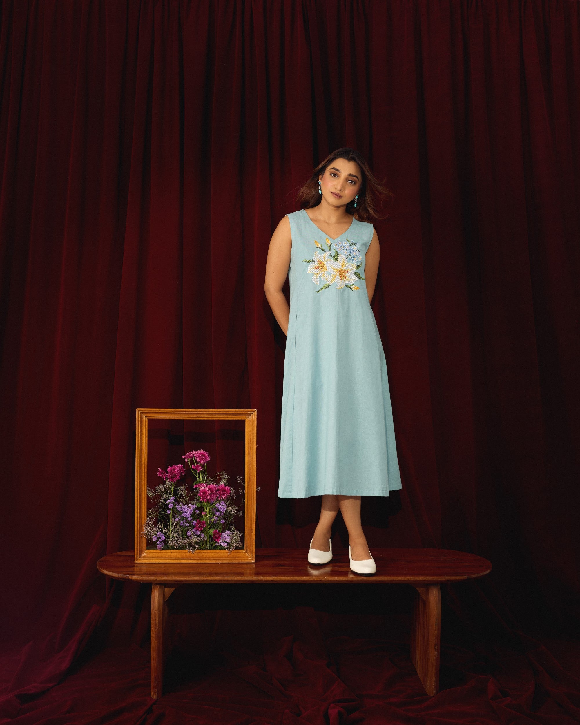 Porcelain Lily Dress