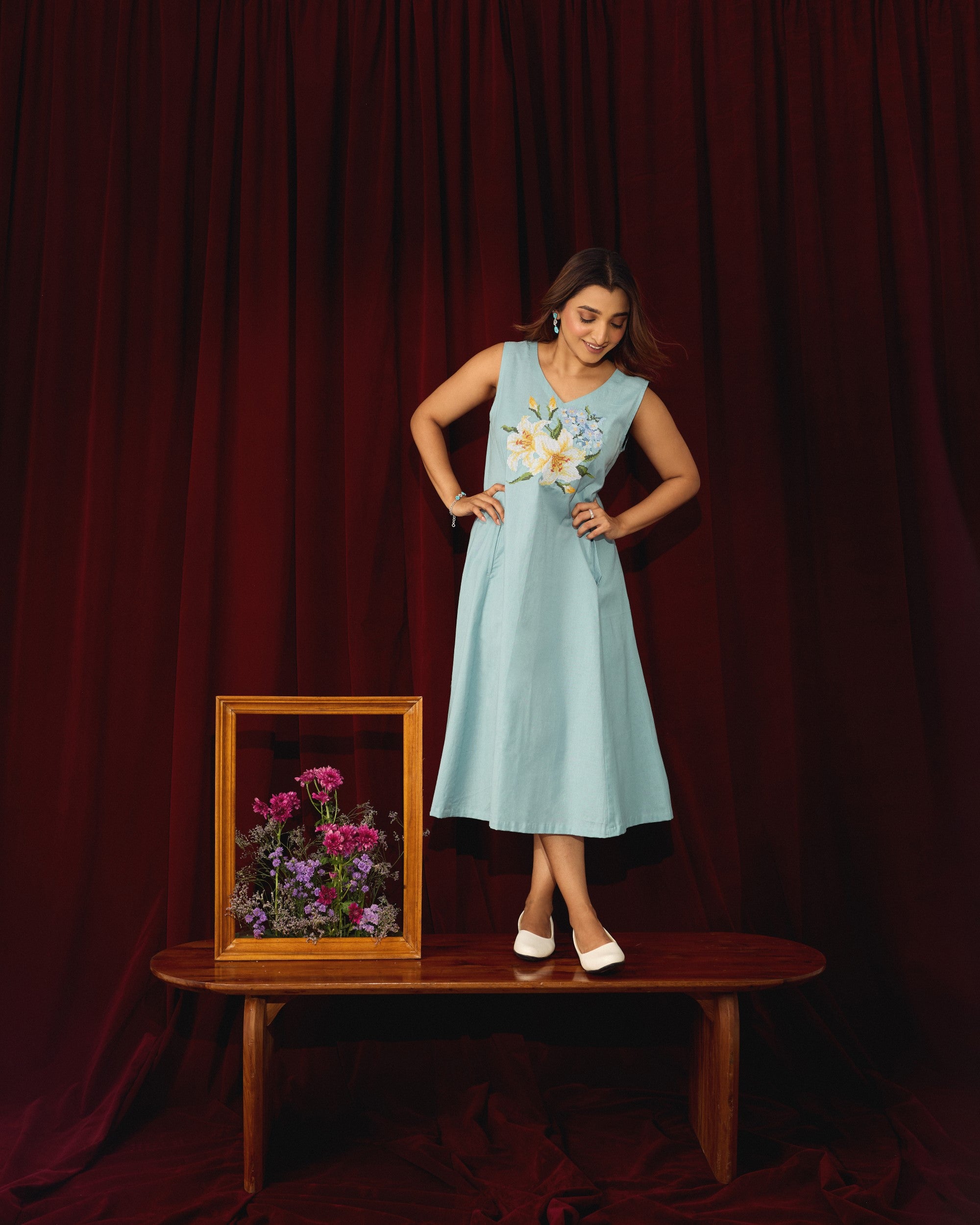 Porcelain Lily Dress
